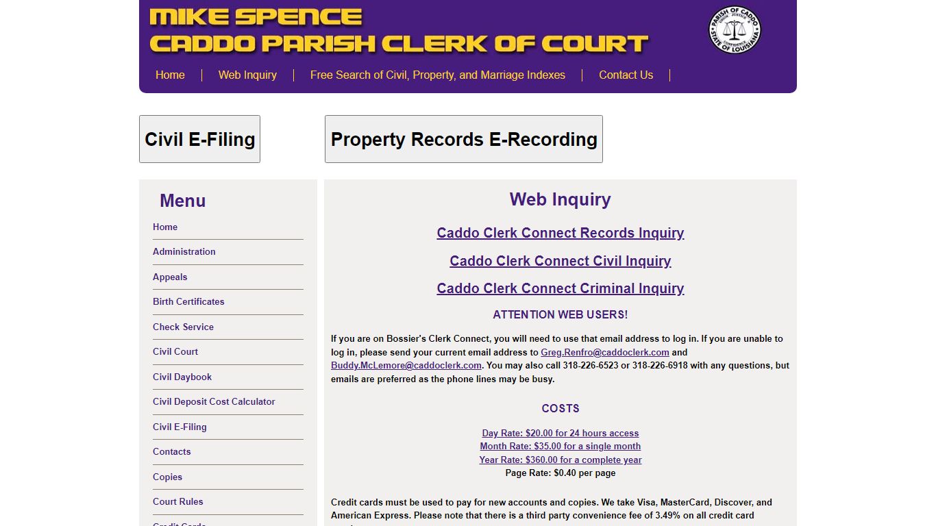 Caddo Parish Clerk of Court